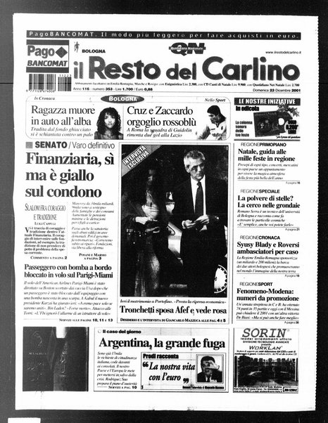 Il Resto del Carlino : giornale dell'Emilia